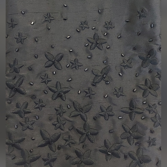 Jessica Ash Black Silk Beaded Designer Jacket/Top, New With Tags, Womens, Size 2 - Picture 5 of 11